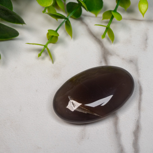 Volcano Agate (UV Reactive) Palmstone #3