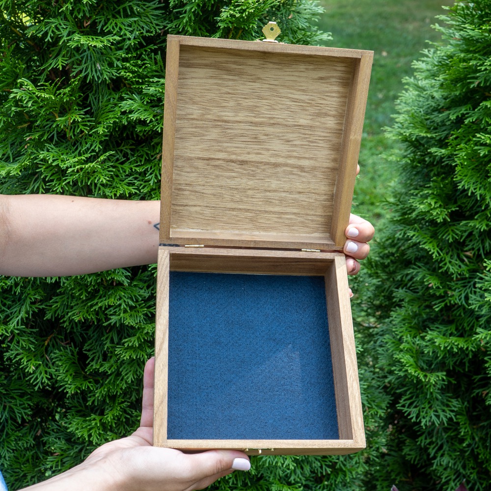 Greenman Wooden Crystal Box and Carving Combo The Crystal Council