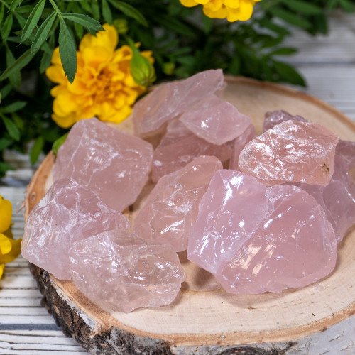Raw Small Rose Quartz The Crystal Council