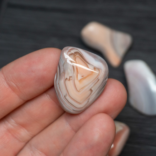 Pink Botswana Agate Tumbled