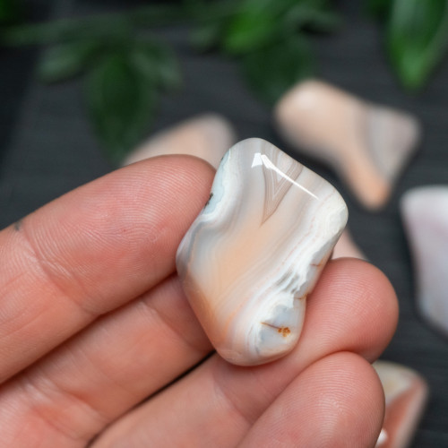 Pink Botswana Agate Tumbled