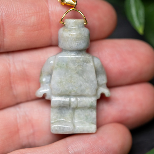 Burmese Jade Lego Figure
