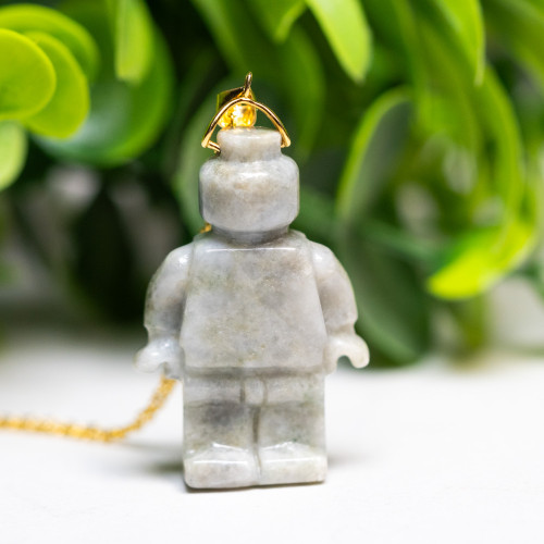 Burmese Jade Lego Figure