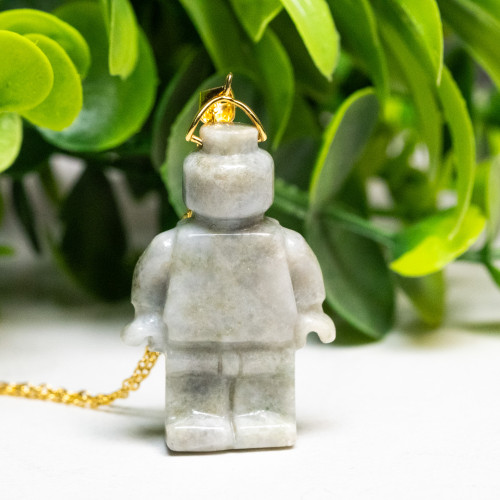 Burmese Jade Lego Figure