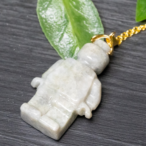 Burmese Jade Lego Figure