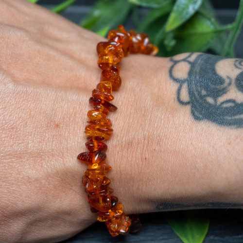 Baltic Amber Chipped Bracelet