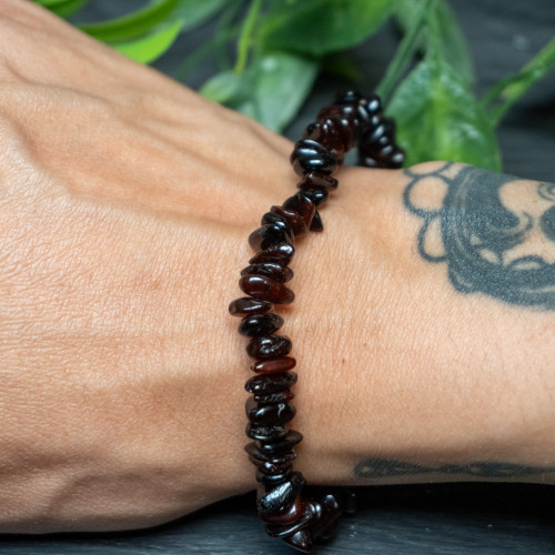 Cherry Baltic Amber Chipped Bracelet