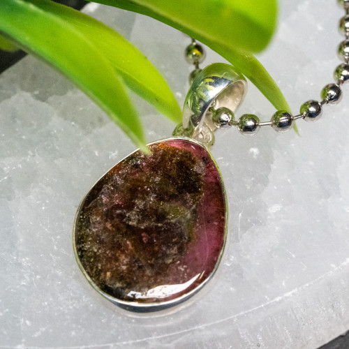 Pink, Green & Yellow Tourmaline Necklace #1