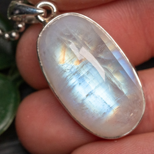Rainbow Moonstone Necklace #2