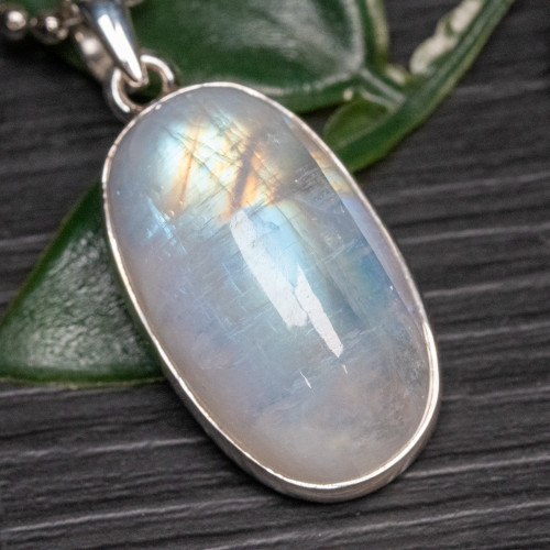 Rainbow Moonstone Necklace #2