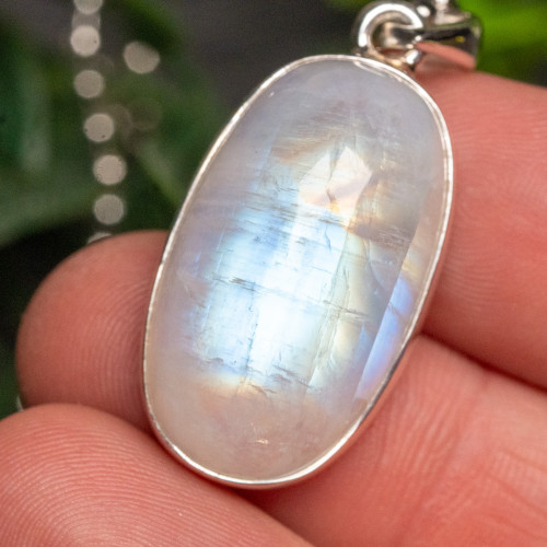 Rainbow Moonstone Necklace #2