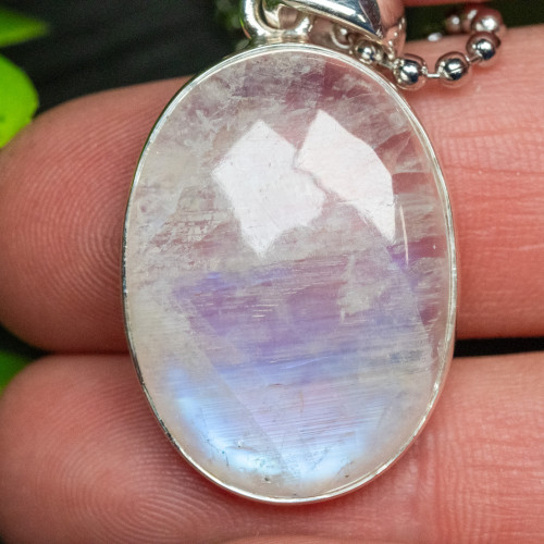 Rainbow Moonstone Necklace #1