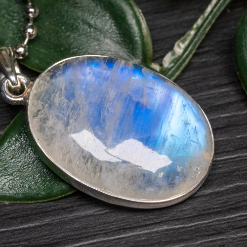Rainbow Moonstone Necklace #1