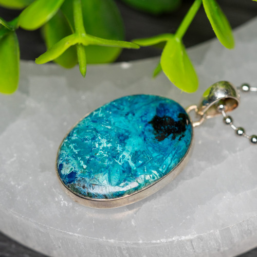 Shattuckite & Tenorite Necklace #2