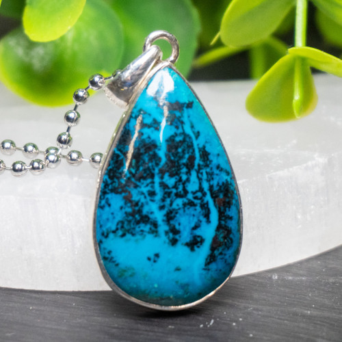 Shattuckite & Tenorite Necklace #1