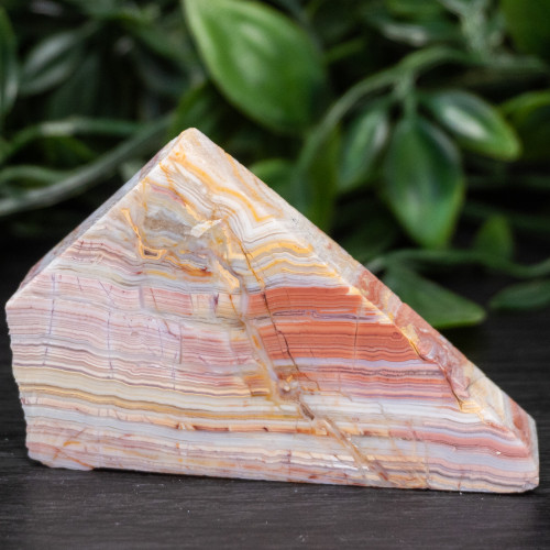 Pink Lace Chalcedony Slice #6