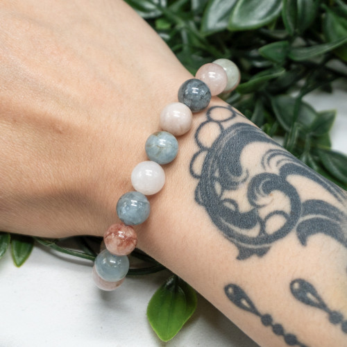 Morganite Bracelet 10mm