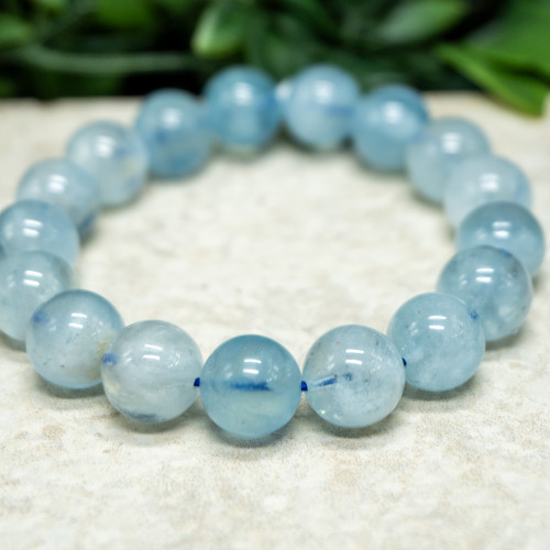 Aquamarine (High Quality) Bracelet 12mm