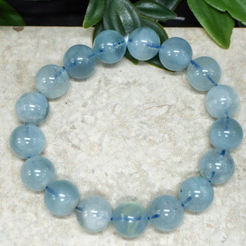 Aquamarine (High Quality) Bracelet 12mm