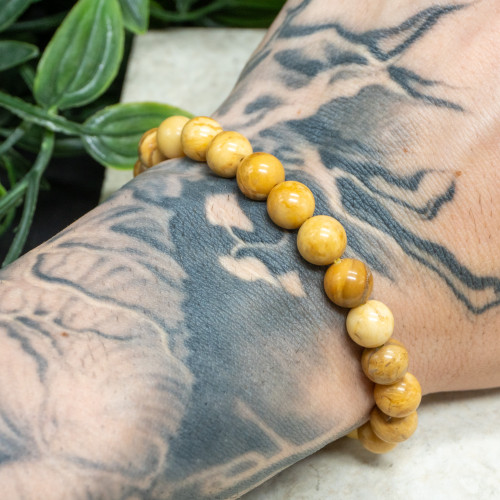 Yellow Jasper Bracelet 8mm