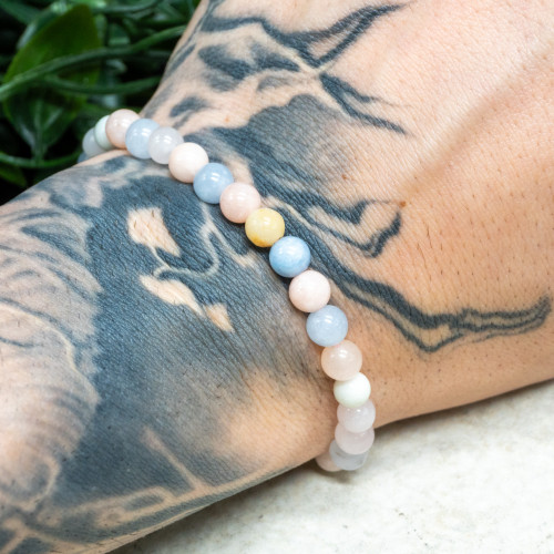 Morganite Bracelet 6mm