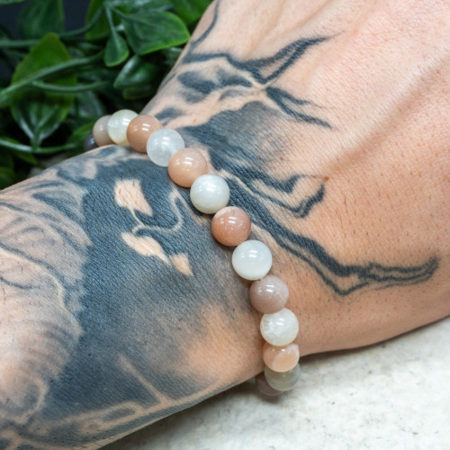 Multi Moonstone Bracelet 8mm