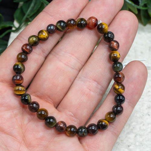 Multi Tiger Eye Bracelet 6mm