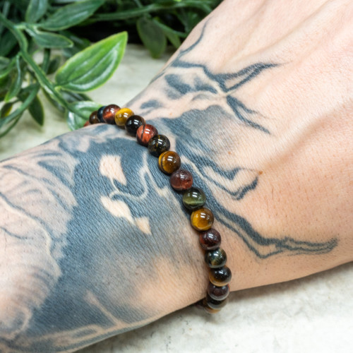 Multi Tiger Eye Bracelet 6mm