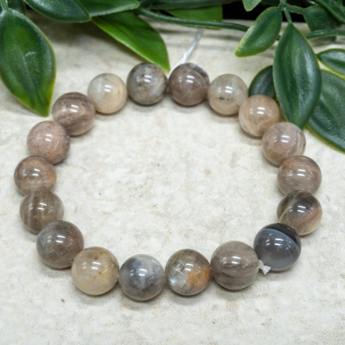 Black Moonstone Bracelet 10mm