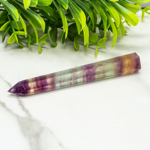 Medium Rainbow Fluorite Tower #7