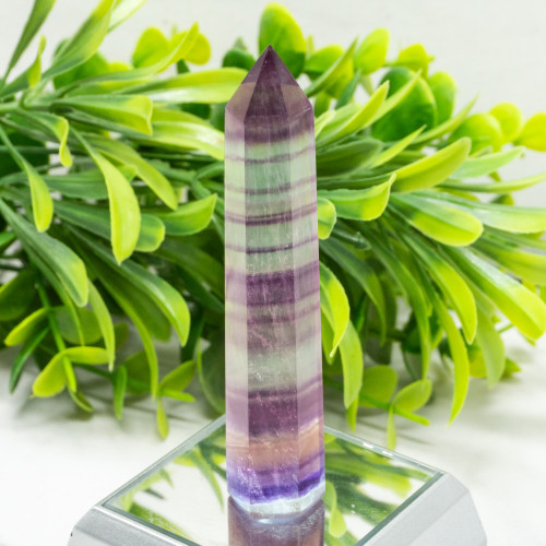 Medium Rainbow Fluorite Tower #5