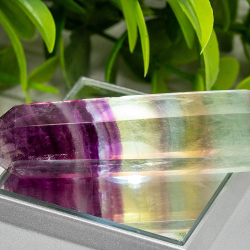 Medium Rainbow Fluorite Tower #3