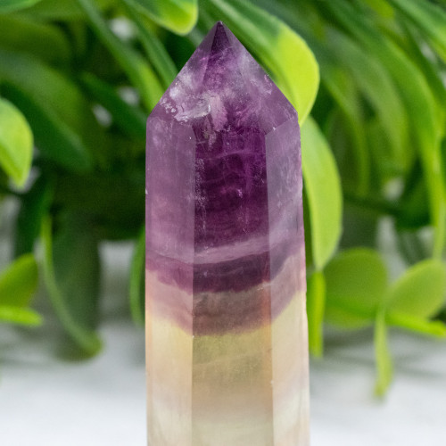 Medium Rainbow Fluorite Tower #3