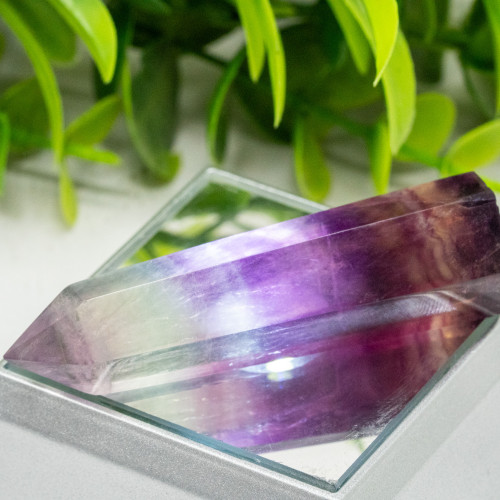 Medium Rainbow Fluorite Tower #2