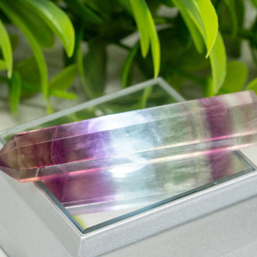 Medium Rainbow Fluorite Tower #1