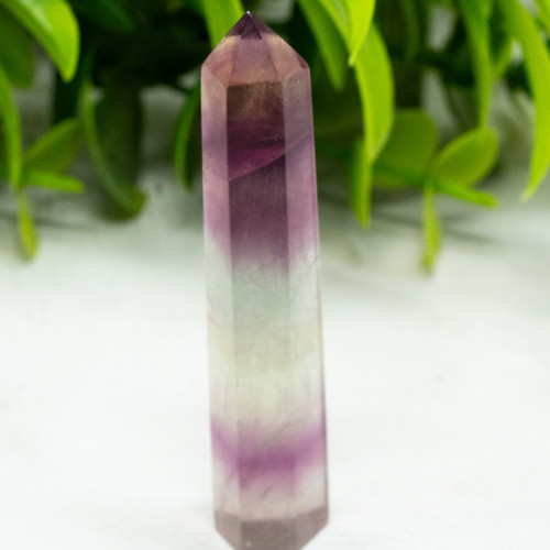 Medium Rainbow Fluorite Tower #1
