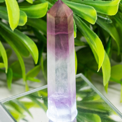 Medium Rainbow Fluorite Tower #1