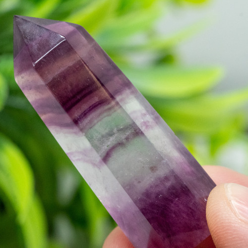 Small Rainbow Fluorite Tower #7