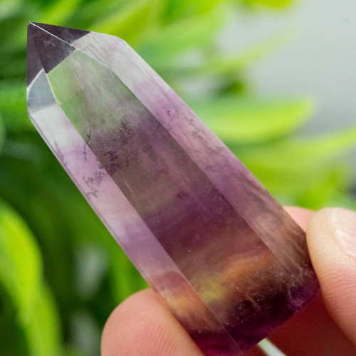 Small Rainbow Fluorite Tower #6