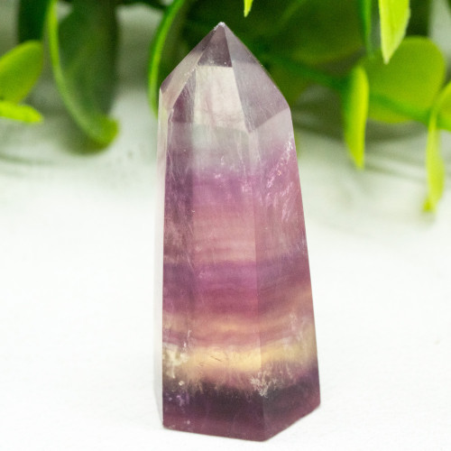 Small Rainbow Fluorite Tower #6