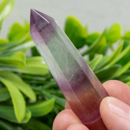 Small Rainbow Fluorite Tower #4