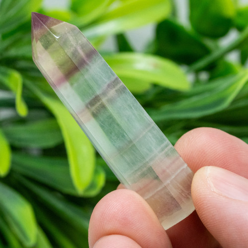 Small Rainbow Fluorite Tower #3