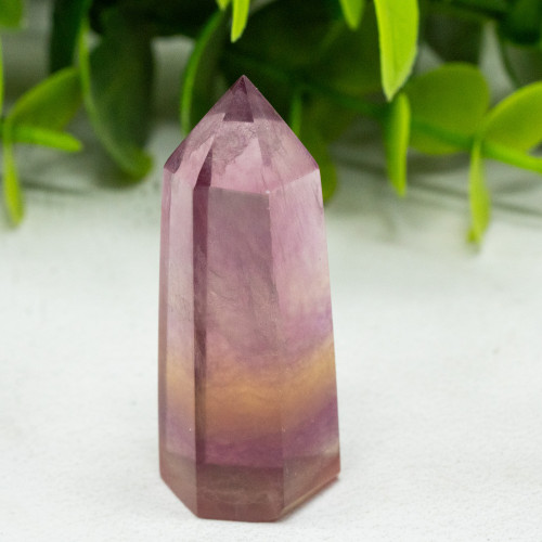 Small Rainbow Fluorite Tower #2