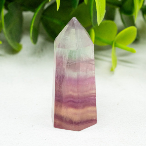 Small Rainbow Fluorite Tower #1