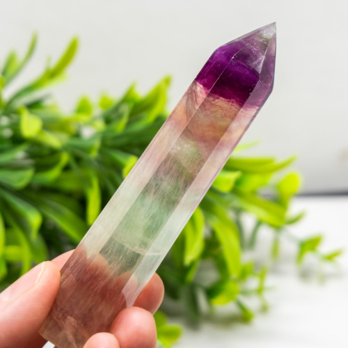 Large Rainbow Fluorite Tower #2