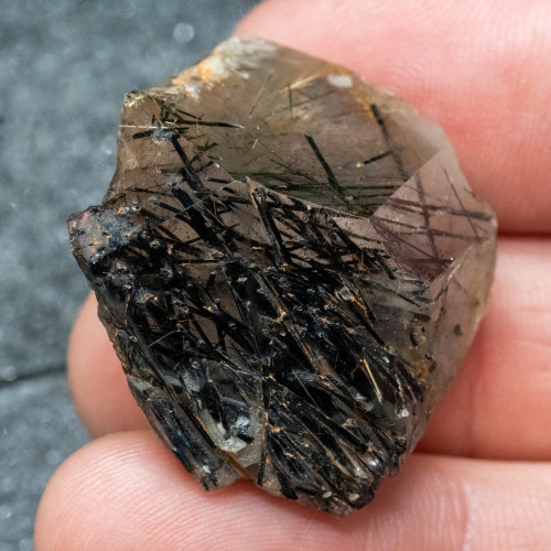 Black Tourmaline & Rutile in Quartz #1