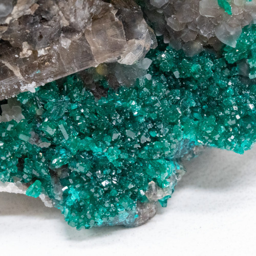 Dioptase with Chrysocolla, Barite & Mimetite #8