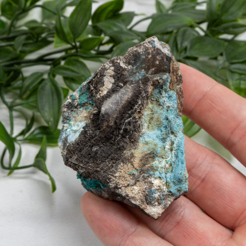 Dioptase with Chrysocolla, Barite & Mimetite #8