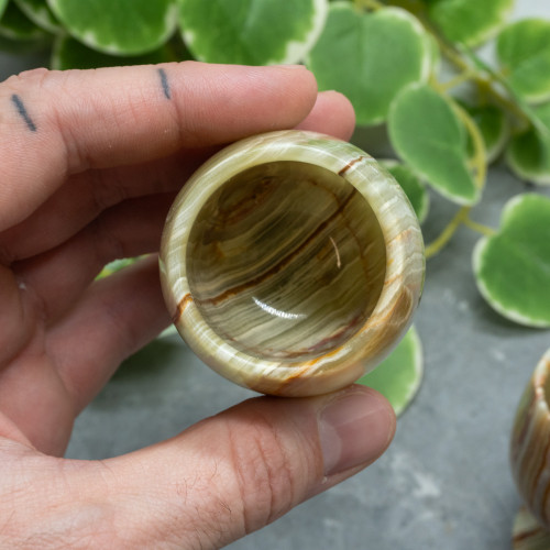 Green Onyx Drinking Goblet