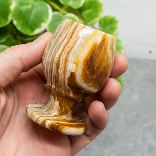 Green Onyx Drinking Goblet